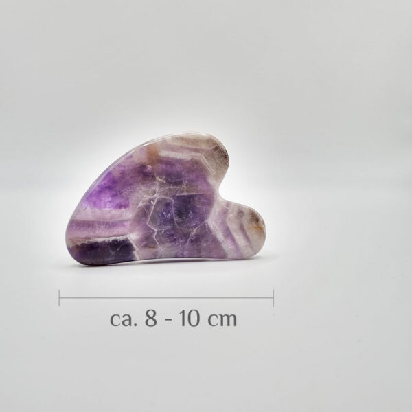 Gua Sha Schaber „Amethyst Herz“