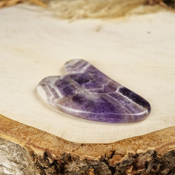 Gua Sha Schaber „Amethyst Herz“